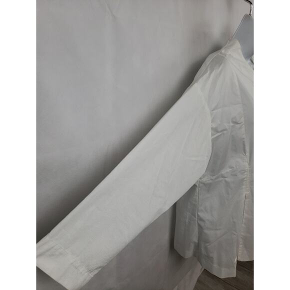 NWT Spirithouse white Button Down Top Size S/M Cotton Blend Long Sleeve - Picture 2 of 9